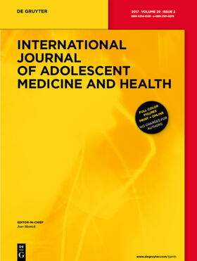 International Journal of Adolescent Medicine and Health