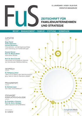 Zeitschrift für Familienunternehmen und Strategie (FuS)