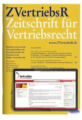 Zeitschrift für Vertriebsrecht (ZVertriebsR)