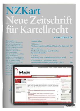 Neue Zeitschrift für Kartellrecht (NZKart)