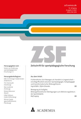 ZSF - Zeitschrift für sportpädagogische Forschung