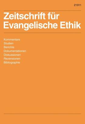 Zeitschrift für Evangelische Ethik