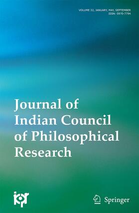 Journal of Indian Council of Philosophical Research