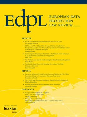 European Data Protection Law Review
