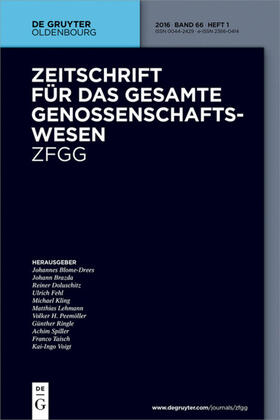 Zeitschrift für das gesamte Genossenschaftswesen