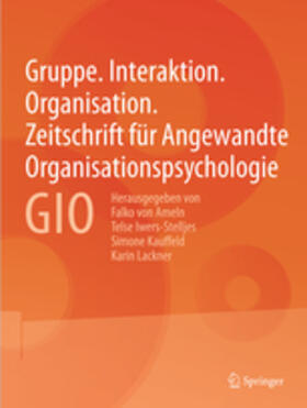 Gruppe. Interaktion. Organisation. Zeitschrift für Angewandte Organisationspsychologie (GIO)