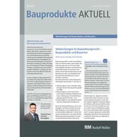 Bauprodukte AKTUELL