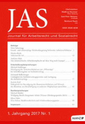 JAS - Journal für Arbeitsrecht und Sozialrecht
