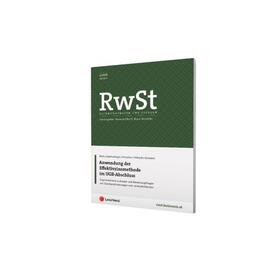 RwSt - Zeitschrift für Rechnungswesen und Steuern