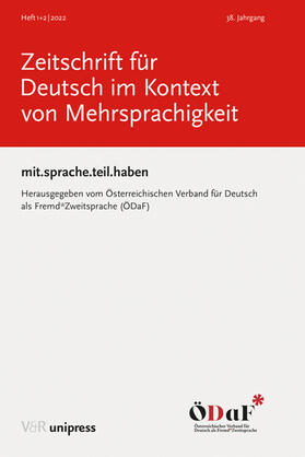 Zeitschrift für Deutsch im Kontext von Mehrsprachigkeit