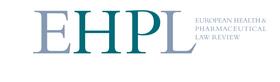 European Health & Pharmaceutical Law Review - EHPL