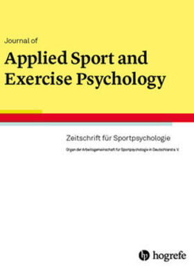 Journal of applied sport and exercise psychology