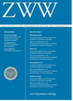 ZWW - Zeitschrift für Wahlorganisation und Wahlrecht