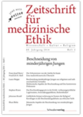 Zeitschrift für medizinische Ethik