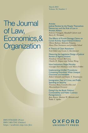 The Journal of Law, Economics, and Organization