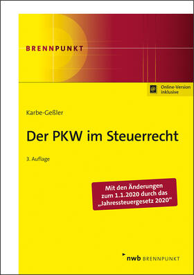 Der PKW im Steuerrecht