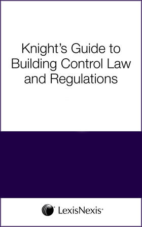 Knight's Guide to Building Control Law and Regulations