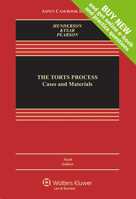 The Torts Process (Looseleaf)