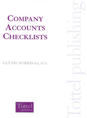 Company Accounts Checklists