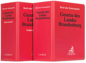 Gesetze des Landes Brandenburg: Textsammlung und Ergänzungsband - Kombination, mit Fortsetzungsbezug