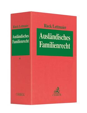 Ausländisches Familienrecht  Leinenordner I 80 mm