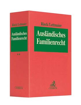 Ausländisches Familienrecht  Leinenordner II 80 mm