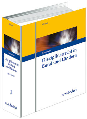 Disziplinarrecht in Bund und Ländern