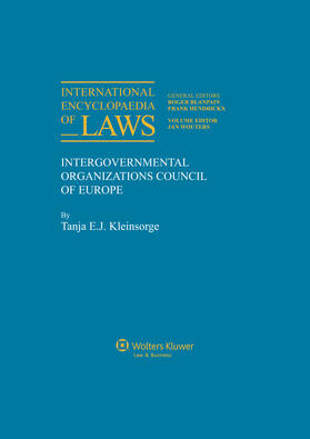 International Encyclopaedia of Laws: Intergovernmental Organizations