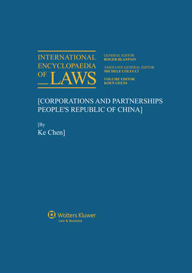 International Encyclopaedia of Laws: Corporations and Partnerships
