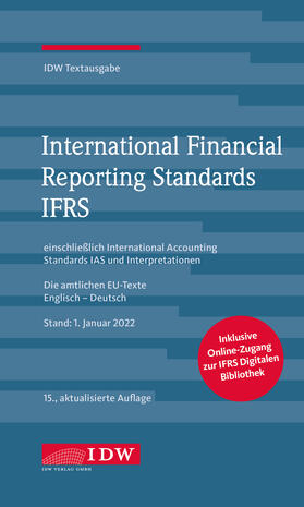 Vorauflage International Financial Reporting Standards IFRS mit Online-Zugang - Titel vom Umtausch ausgeschlossen, kann leichte Gebrauchsspuren aufweisen