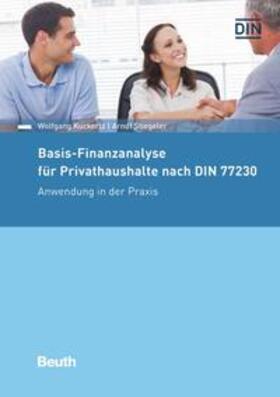 Basis-Finanzanalyse für Privathaushalte nach DIN 77230 - Buch mit E-Book