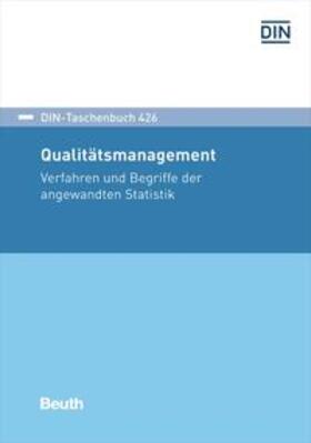 DIN-Taschenbuch 426 Qualitätsmanagement - Buch mit E-Book