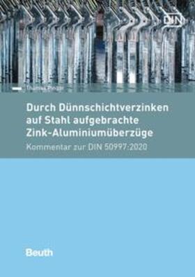 Durch Dünnschichtverzinken auf Stahl aufgebrachte Zink-Aluminiumüberzüge - Buch mit E-Book