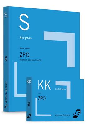 Bundle  - Skript ZPO + Karteikarten ZPO I + II