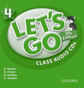Let's Go 4 Class Audio CDs: Language Level: Beginning to High Intermediate. Interest Level: Grades K-6. Approx. Reading Level: K-4