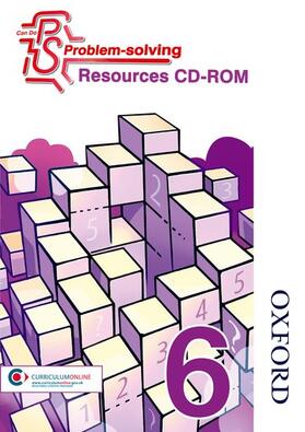 Can Do Problem Solving Year 6 Resources CD-ROM