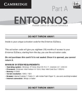 Entornos Beginning Eleteca a Activation Card