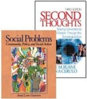 Second Thoughts by Ruane & Cerulo and Social Problems by Leon-Guerrero, Bundle