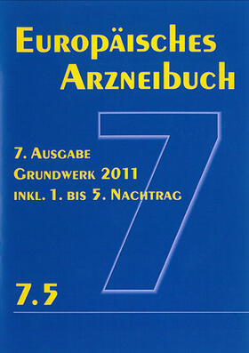 Europäisches Arzneibuch 7. Ausgabe 2011  inkl. Nachtrag 7.5