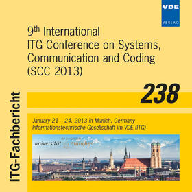 ITG-Fb 238: 9th International ITG Conference on Systems, Communication