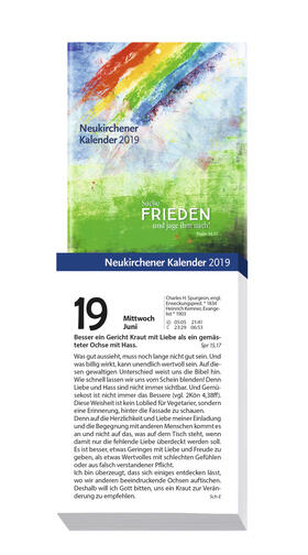 Neukirchener Kalender 2019 Großdruck-Abreißkalender
