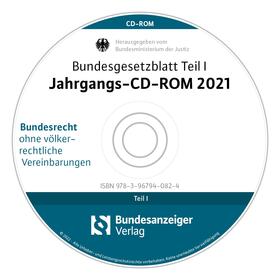 Bundesgesetzblatt Teil I Jahrgangs-CD-ROM 2021