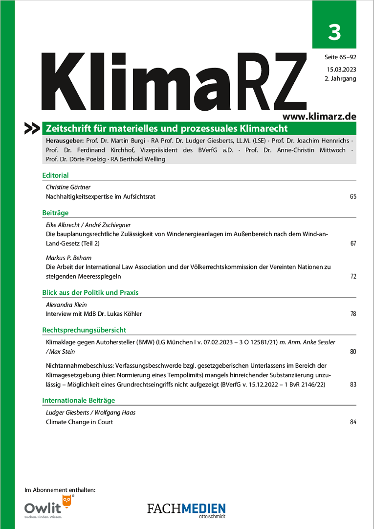 KlimaRZ Ausgabe 03/2023 (Zeitschrift)