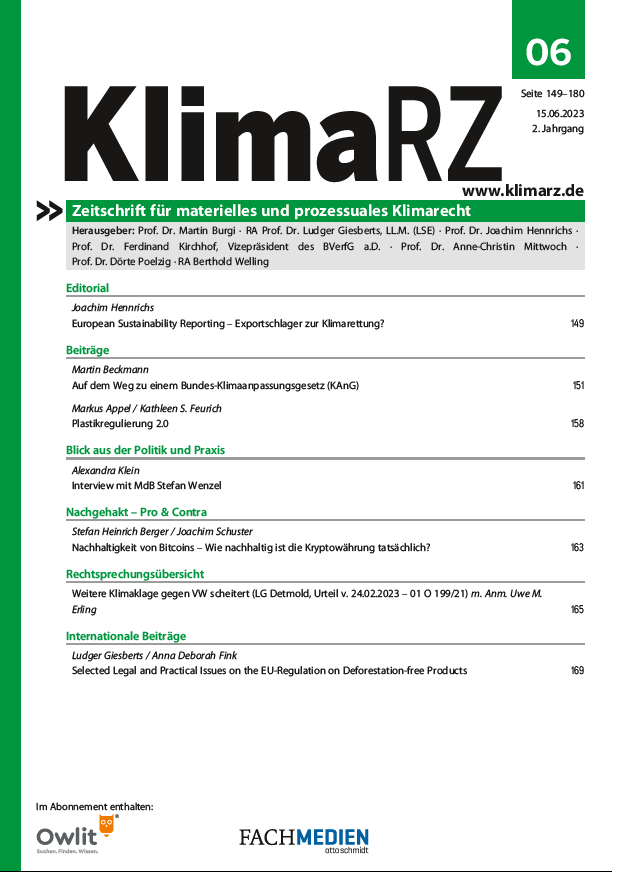 KlimaRZ Ausgabe 06/2023 (Zeitschrift)