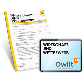 WuW - WIRTSCHAFT und WETTBEWERB Zeitschrift & Digital (Bundle)